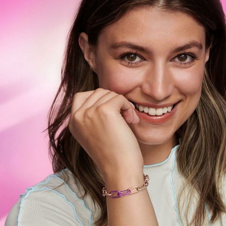 Perlina Donna Pandora PURPLE DOUBLE LINK