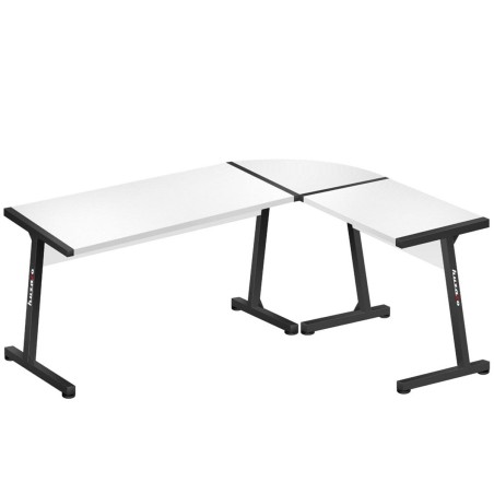 Scrivania Huzaro HZ-Hero 6.0 Bianco Acciaio Fibra di carbonio 178 x 4 x 112 cm