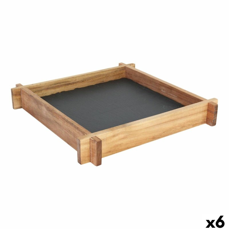 Vassoio per aperitivi Viejo Valle 27,5 x 27,5 x 4 cm (6 Unità) Vassoio per aperitivi Viejo Valle 27,5 x 27,5 x 4 cm (6 Unità)