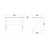 Scrivania Huzaro HZ-Hero 1.6 White Bianco