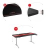 Scrivania Gaming Huzaro HZ-Hero 4.7 Nero Legno MDF 160 x 75 cm