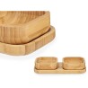 Set da Aperitivo Kinvara CN-KT225030 Marrone Bambù 23 x 4,5 x 11 cm (12 Unità)