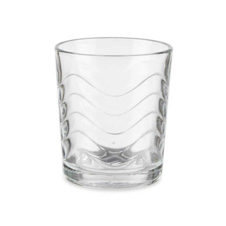 Set di Bicchieri Vivalto 79065 Trasparente Vetro Onde 265 ml (8 Unità)