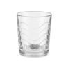 Set di Bicchieri Vivalto 79065 Trasparente Vetro Onde 265 ml (8 Unità)