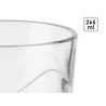 Set di Bicchieri Vivalto 79065 Trasparente Vetro Onde 265 ml (8 Unità)