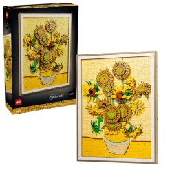 Set di Costruzioni Lego ART 31215 Vincent van Gogh – Sunflowers 2615 Pezzi