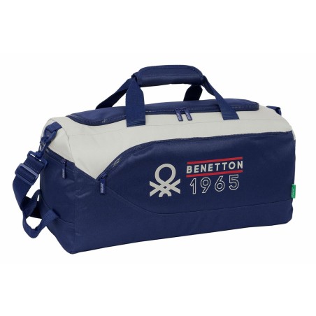 Borsa da Palestra Benetton Varsity Grigio 50 x 25 x 25 cm Per bambini