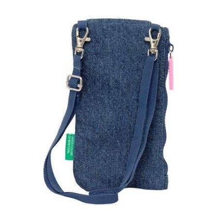 Borsa per Cellulare Benetton Denim Azzurro 10 x 19 cm