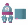 Cappello, Guanti e Scaldacollo Frozen Memories Azzurro Bianco 48-51 cm