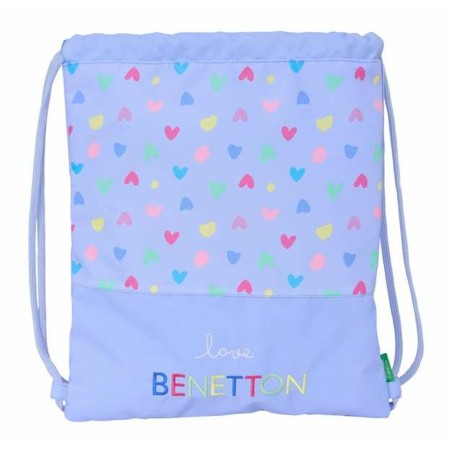 Zainetto con Cordini Benetton Lilla 35 x 40 x 1 cm