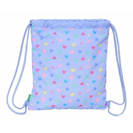 Zainetto con Cordini Benetton Lilla 35 x 40 x 1 cm