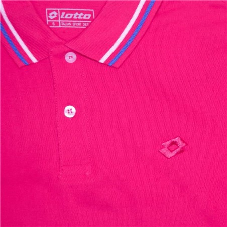 Polo a Maniche Corte Uomo Lotto Reed Fucsia
