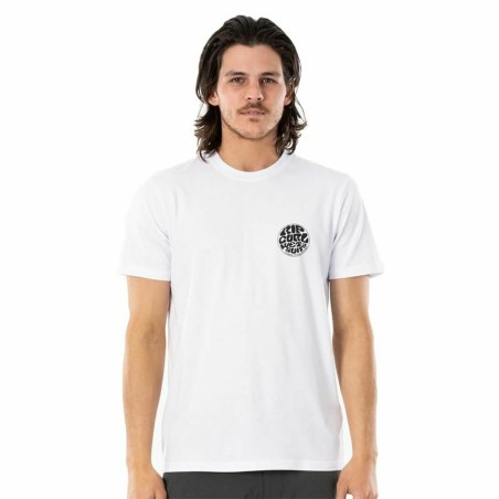 Maglia a Maniche Corte Rip Curl Wettie Essential Bianco Uomo