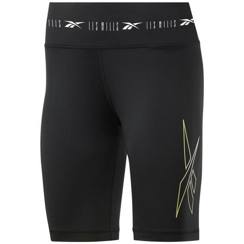 Leggings Sportivo da Donna Reebok Les Mills Ciclismo Nero Leggings Sportivo da Donna Reebok Les Mills Ciclismo Nero