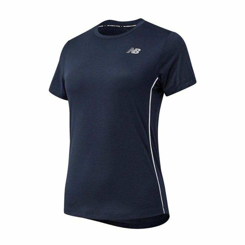 Maglia a Maniche Corte Uomo New Balance Accelerate Blu scuro Maglia a Maniche Corte Uomo New Balance Accelerate Blu scuro
