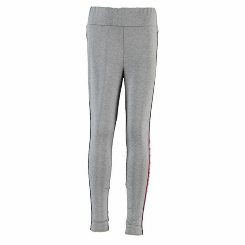 Leggings Sportivi per Bambini Converse Wordmark Taping Grigio scuro Leggings Sportivi per Bambini Converse Wordmark Taping Grigio scuro