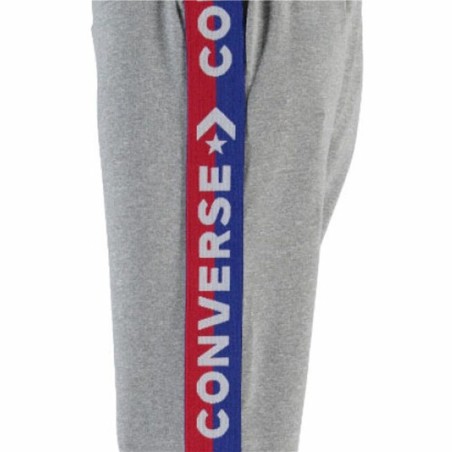 Leggings Sportivi per Bambini Converse Wordmark Taping Grigio scuro