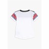 Maglia a Maniche Corte per Bambini Converse Retro Sport Bianco