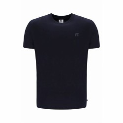 Maglia a Maniche Corte Uomo Russell Athletic Blu Marino