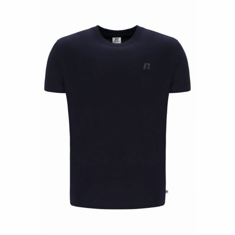 Maglia a Maniche Corte Uomo Russell Athletic Blu Marino Maglia a Maniche Corte Uomo Russell Athletic Blu Marino