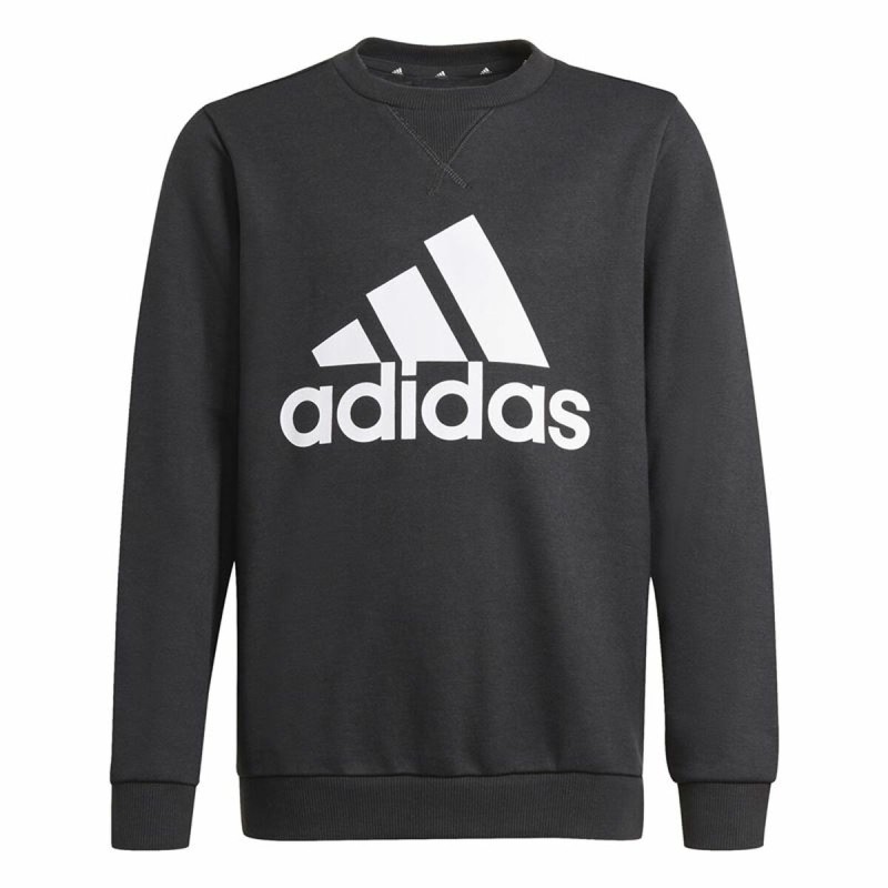 Felpa senza Cappuccio Bambino Adidas Essentials Nero Felpa senza Cappuccio Bambino Adidas Essentials Nero