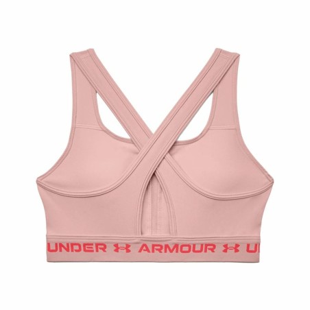 Reggiseno Sportivo Under Armour  Crossback Mid Rosa