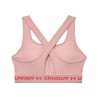 Reggiseno Sportivo Under Armour  Crossback Mid Rosa
