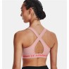 Reggiseno Sportivo Under Armour  Crossback Mid Rosa