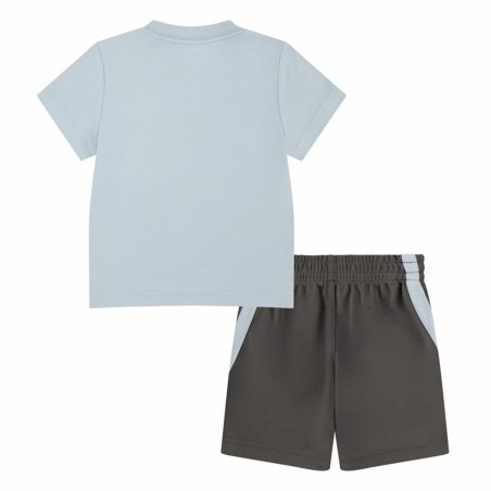 Completo Sportivo per Bambini Nike Df Icon Grigio Multicolore 2 Pezzi