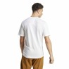 Maglia a Maniche Corte Uomo Adidas Base Bianco