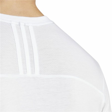 Maglia a Maniche Corte Uomo Adidas Base Bianco