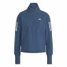 Maglia a maniche lunghe da donna Adidas Own the Run 1/2 Zip Indaco