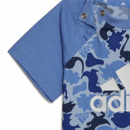 Completo Sportivo per Neonati Adidas Multicolore Mimetico Dinosauri