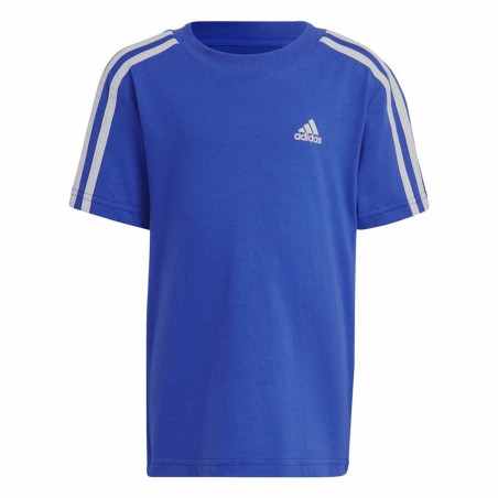 Completo Sportivo per Bambini Adidas 3 Stripes Azzurro