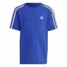 Completo Sportivo per Bambini Adidas 3 Stripes Azzurro