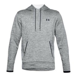 Felpa con Cappuccio Uomo Under Armour Fleece Twist Grigio scuro