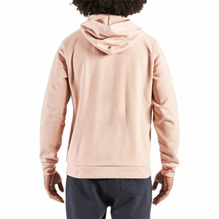 Felpa con Cappuccio Uomo Kappa Rosa