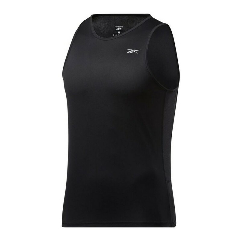 Maglia Smanicata da Uomo Reebok Essentials Nero Maglia Smanicata da Uomo Reebok Essentials Nero