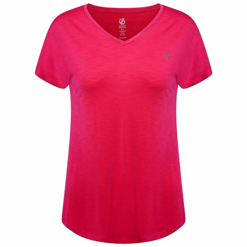Maglia a Maniche Corte Donna Dare 2b Agleam Rosa Maglia a Maniche Corte Donna Dare 2b Agleam Rosa