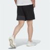 Pantaloni Corti Sportivi da Uomo Adidas Colourblock  Nero