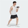 Pantaloni Corti Sportivi da Uomo Adidas Colourblock  Nero