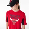 Maglia a Maniche Corte Uomo New Era NBA MESH PANEL OS TEE CHIBU 60435481  Rosso (S)