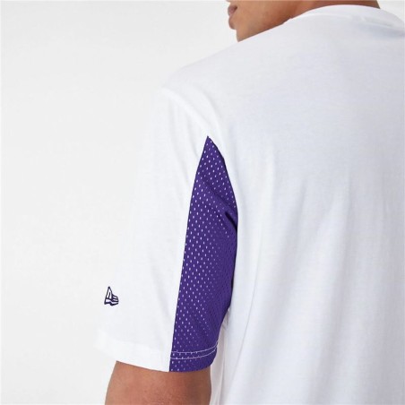 Maglia a Maniche Corte Uomo New Era 60435482 Bianco (S)