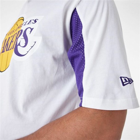 Maglia a Maniche Corte Uomo New Era 60435482 Bianco (S)