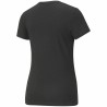 Maglia Sportiva a Maniche Corte Puma Essentials+ Embroidery Nero