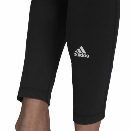 Leggings Sportivo da Donna Adidas Yo Ess 78 Tig Nero