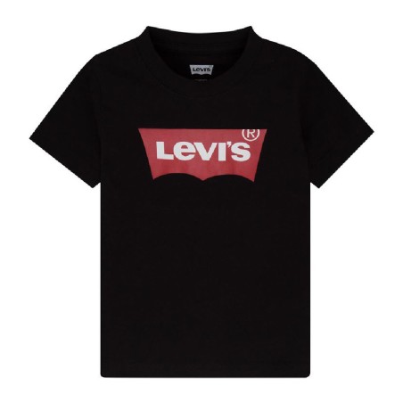 Maglia a Maniche Corte per Bambini Levi's Batwing Boy Dark Nero