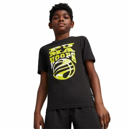 Maglia a Maniche Corte per Bambini Puma Basketball