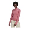 Maglia a Maniche Lunghe Donna Adidas 3/4 Hyperglam W Rosa