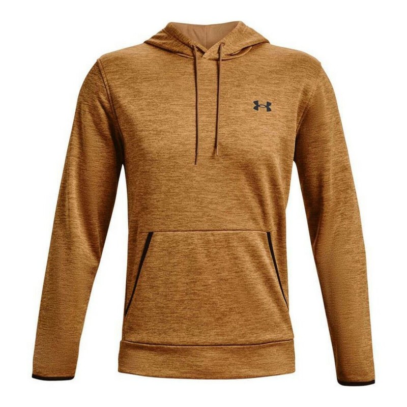 Felpa con Cappuccio Uomo Under Armour Fleece Twist Marrone Felpa con Cappuccio Uomo Under Armour Fleece Twist Marrone